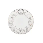 Assiette plate ronde motif doré 26,8 cm – CARREFOUR HOME – Image 2