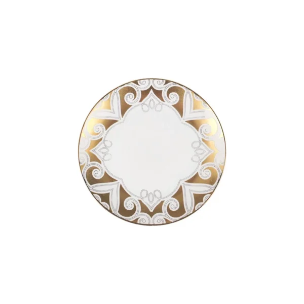 Assiette à dessert avec motif doré – CARREFOUR HOME