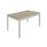 Table de jardin Palma aluminium extensible 150-250cm beige – HYBA – Image 5