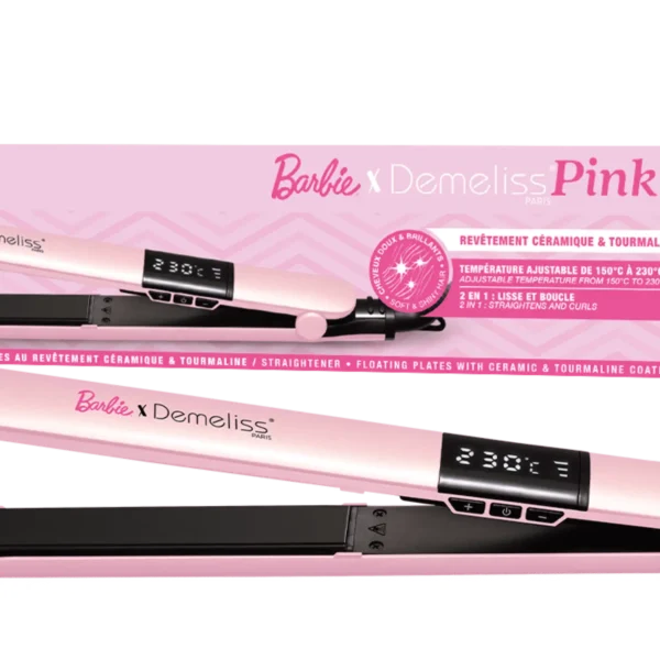 Lisseur collection Barbie 2 en 1 Lisse et boucle – DEMELISS