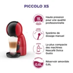 Machine à café capsules Dolce Gusto Piccolo XS YY5836FD compacte 1600 W - KRUPS – Image 2