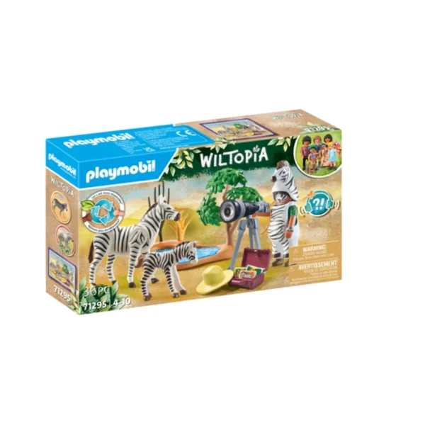 Set de jeu Photographe & Zèbres avec déguisement 71295 – PLAYMOBIL