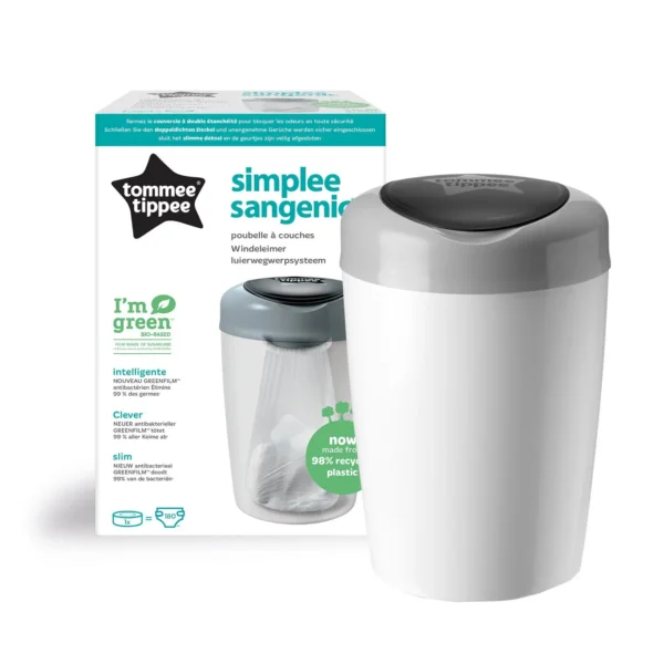 Poubelle à couches Sangenic Système anti-odeurs – TOMMEE TIPPEE