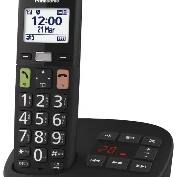 Téléphone Fixe Sans Fil KX-TGU130EXB – Générique