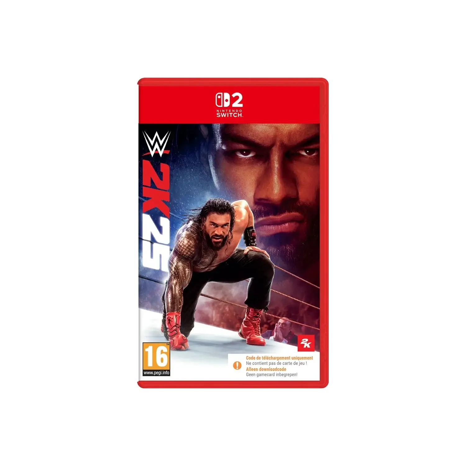 5026555072144 Jeu vidéo WWE 25 - Code de téléchargement pour Nintendo Switch – 2K – Image 1