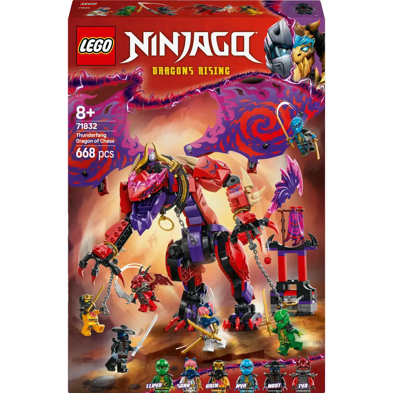 5702017815671 Set de construction Ninjago Le dragon du chaos Croc-de-tonnerre 71832 – LEGO – Image 1