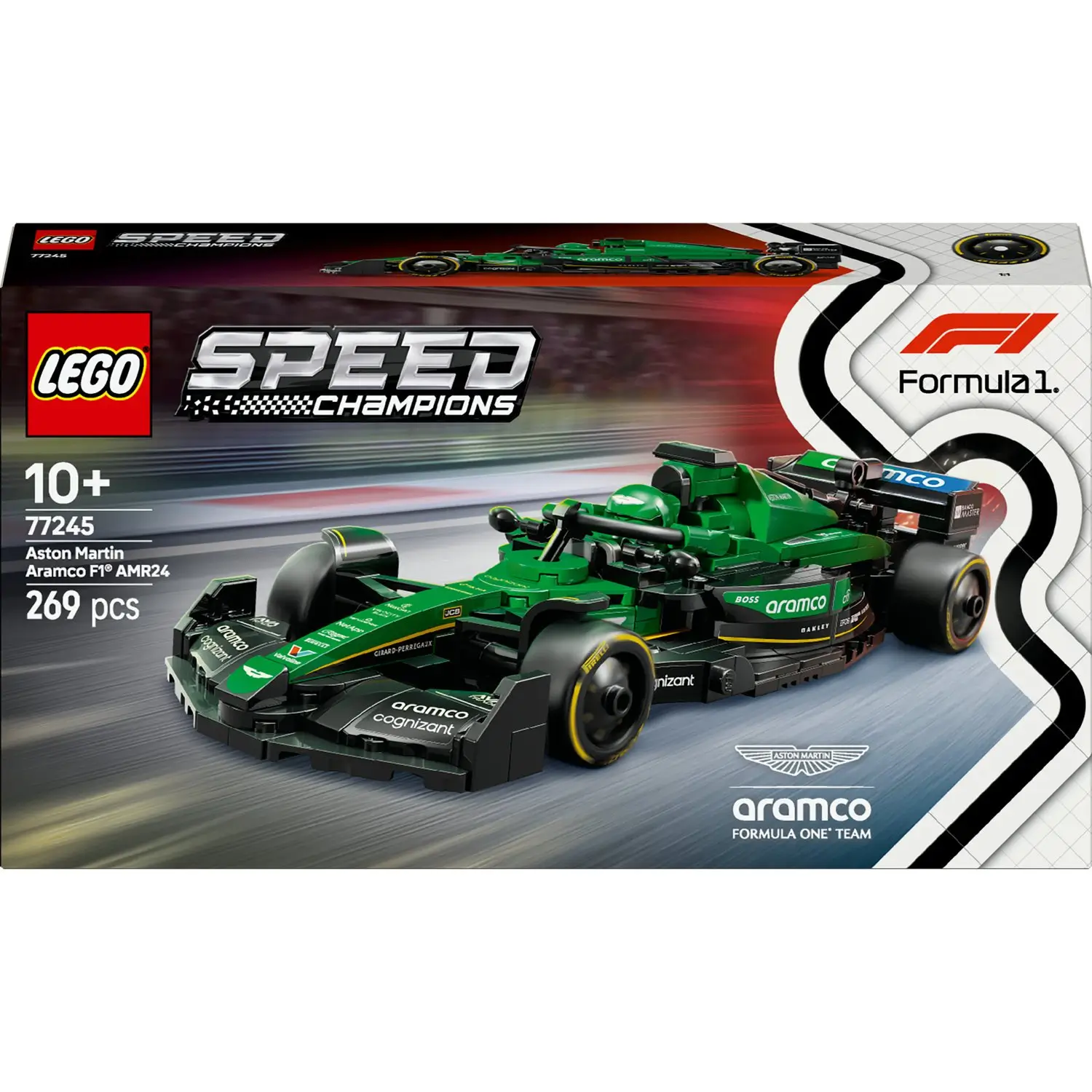 5702017816128 Voiture de course F1 Aston Martin Aramco AMR24 Speed Champions – LEGO – Image 1