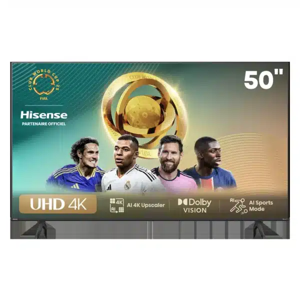 TV LED 50A6N 4K UHD 50 pouces (125 cm) – HISENSE