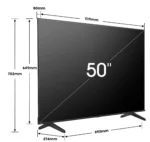 TV LED 50A6N 4K UHD 50 pouces (125 cm) – HISENSE – Image 8