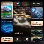 Téléviseur MiniLED 55E8Q 55 pouces (139 cm) 4K UHD – HISENSE – Image 4