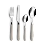 Ménagère Réglisse 16 pièces taupe – PRADEL ESSENTIEL