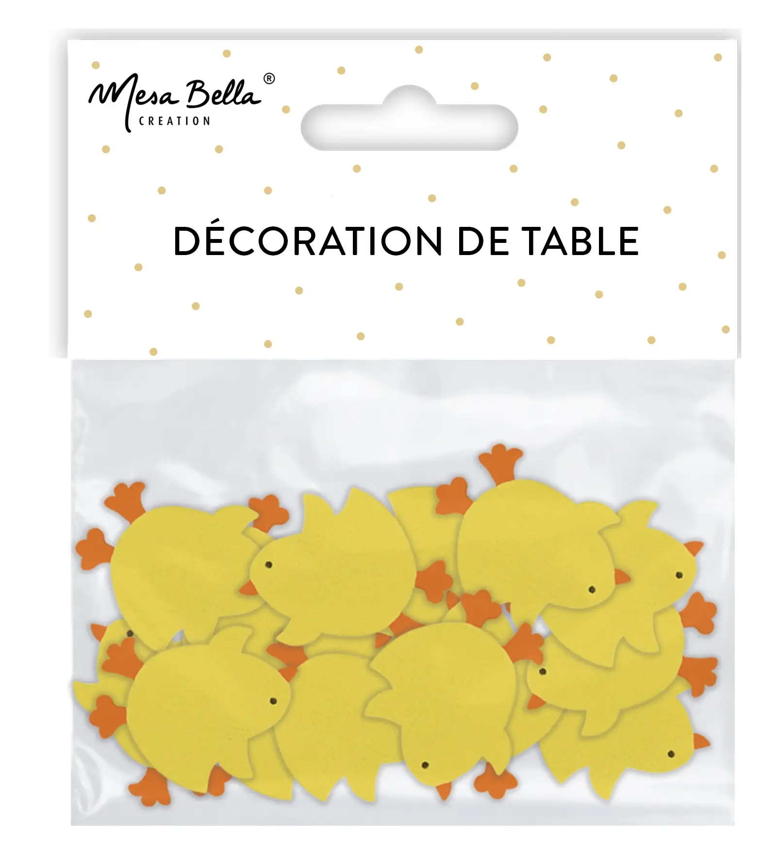 3701168963219 Décorations de Table Poussins en Bois - Lot de 12 – Générique – Image 1
