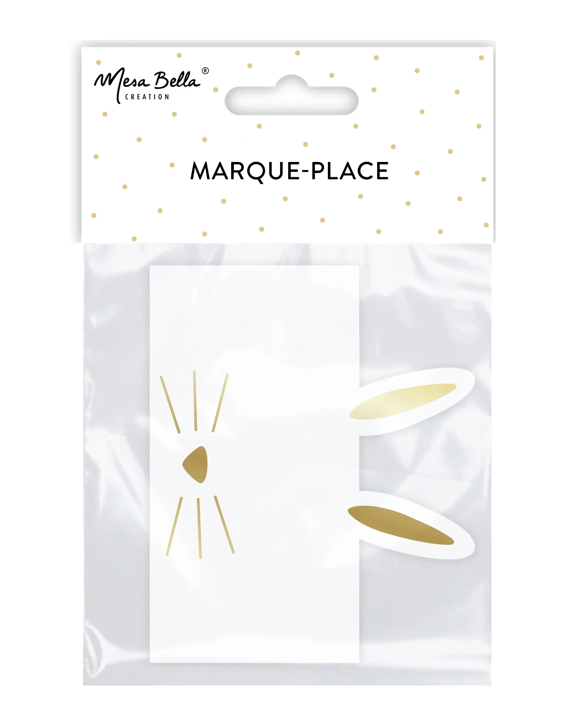 3701168963233 Lot de 6 marque-places en papier étoilé – Générique – Image 1