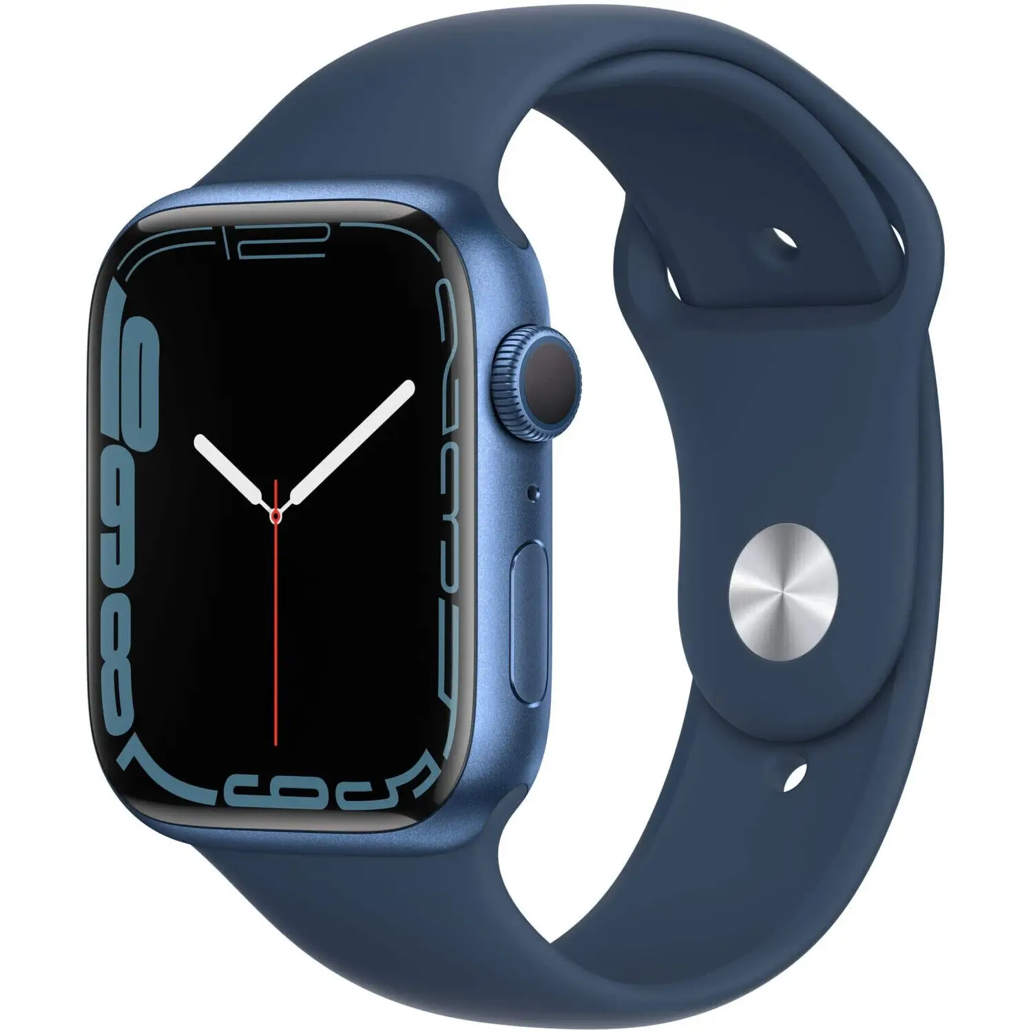 3701604401824 Montre connectée Apple Watch Series 7 Reconditionnée Bleue – PRS – Image 1
