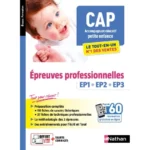 Manuel Préparation CAP AEPE Tout-en-un Épreuves EP1 EP2 EP3 2022/2023 – NATHAN