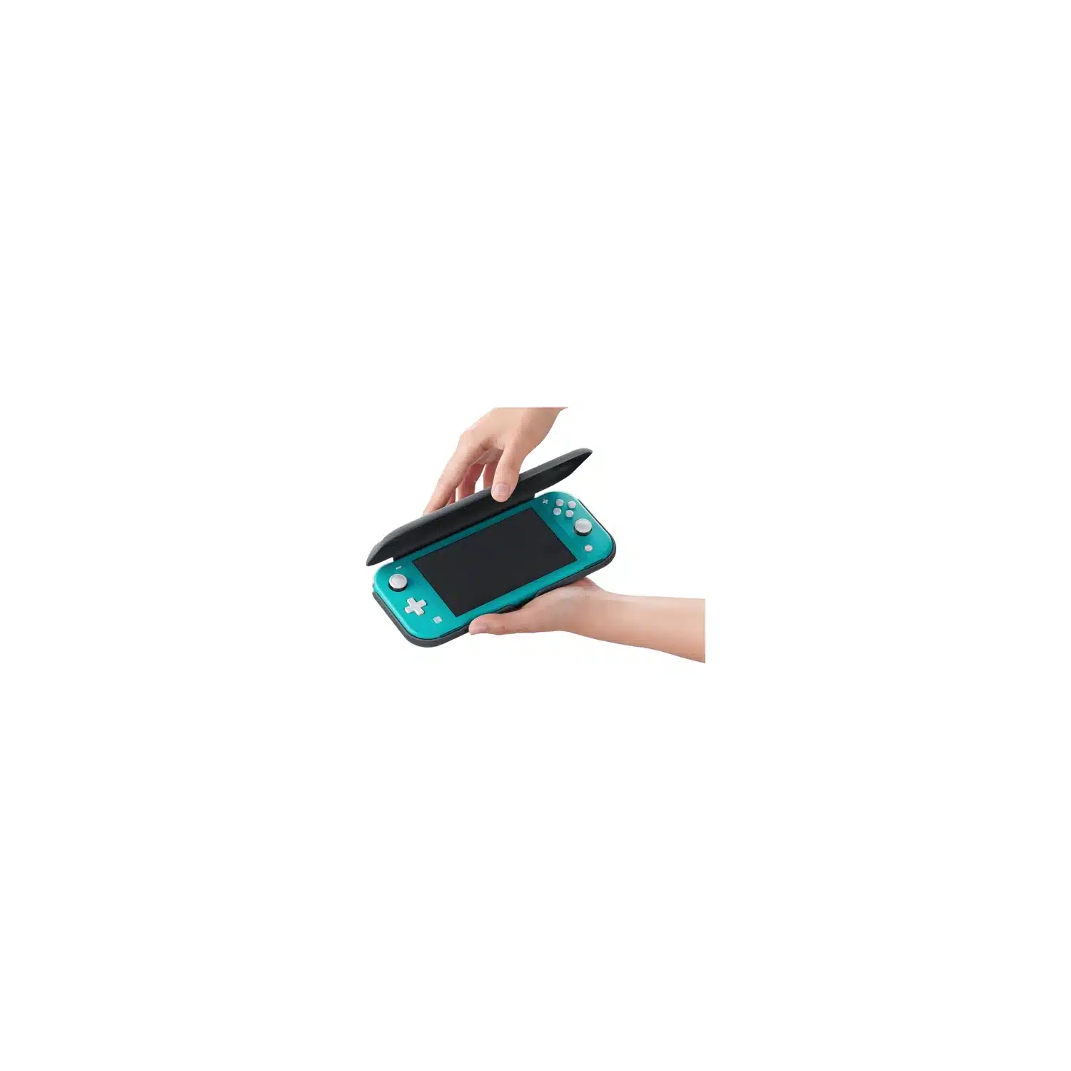 0045496431327 Pochette a rabat + protection ecran Noir - Nintendo Switch Lite - NINTENDO – Image 1