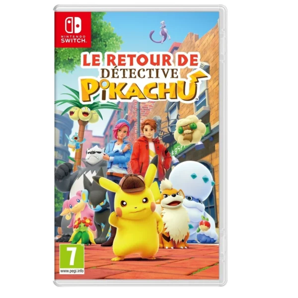 Le Retour de Détective Pikachu Nintendo Switch aventure solo - NINTENDO