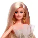Poupée Barbie Joyeux Noël Blonde – MATTEL – Image 2
