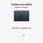 MacBook Air M5 13'' avec Puce M5 (10C CPU/10C GPU) 16 Go / 1 To Noir minuit – APPLE – Image 5