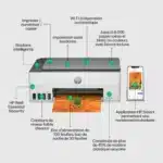 Imprimante Tout-en-un Jet d'encre HP Smart Tank 5105 HP – Image 4