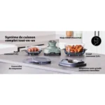 Friteuse sans huile Airfryer Crispi FN101EUSG avec cuve en verre – NINJA – Image 6