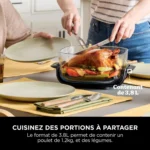 Friteuse sans huile Airfryer Crispi FN101EUSG avec cuve en verre – NINJA – Image 7