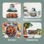 Friteuse sans huile Airfryer Crispi FN101EUSG avec cuve en verre – NINJA – Image 9