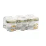 Lot de 6 Terrines Familia Wiss en verre D100 mm, 500g – LE PARFAIT