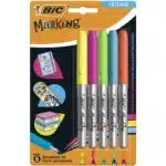 Marqueurs permanents Marking Color X5 Intense pointe ogive 1.8 mm couleurs assorties - BIC – Image 2