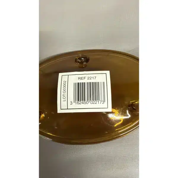 Porte-savon en verre ambré pour salle de bain - Carrefour