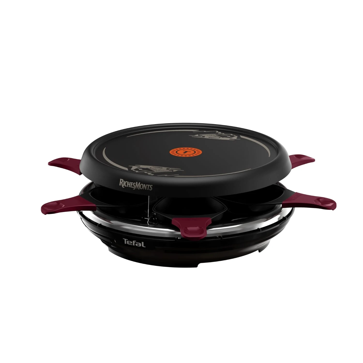 3168430360198-c Appareil à raclette 3-en-1 RichesMonts RE12R810 6 personnes 850 W - TEFAL – Image 1