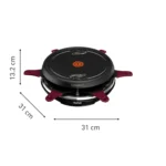 Appareil à raclette 3-en-1 RichesMonts RE12R810 6 personnes 850 W - TEFAL – Image 3