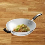 Set poêle wok 32cm avec couvercle et spatule en inox – TEFAL – Image 2