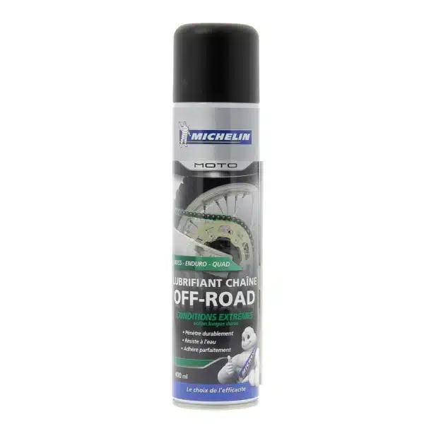 Lubrifiant chaîne moto off-road 400ml spray anticorrosion - MICHELIN