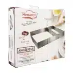 Cadre à pâtisserie extensible rectangulaire inox 23.5-44cm compatible lave-vaisselle - MENASTYL