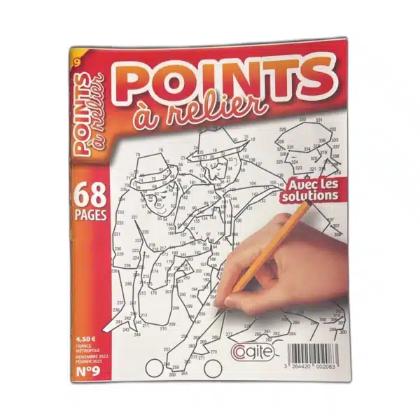 Magazine Points à relier N°9 - 68 pages avec solutions - Cogite