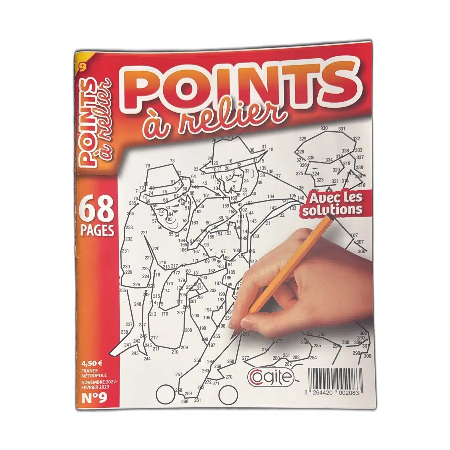 3264420002083 Magazine Points à relier N°9 - 68 pages avec solutions - Cogite – Image 1