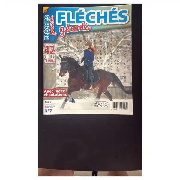 Magazine Fléchés Géants N°7 - 42 grilles géantes - Cogite