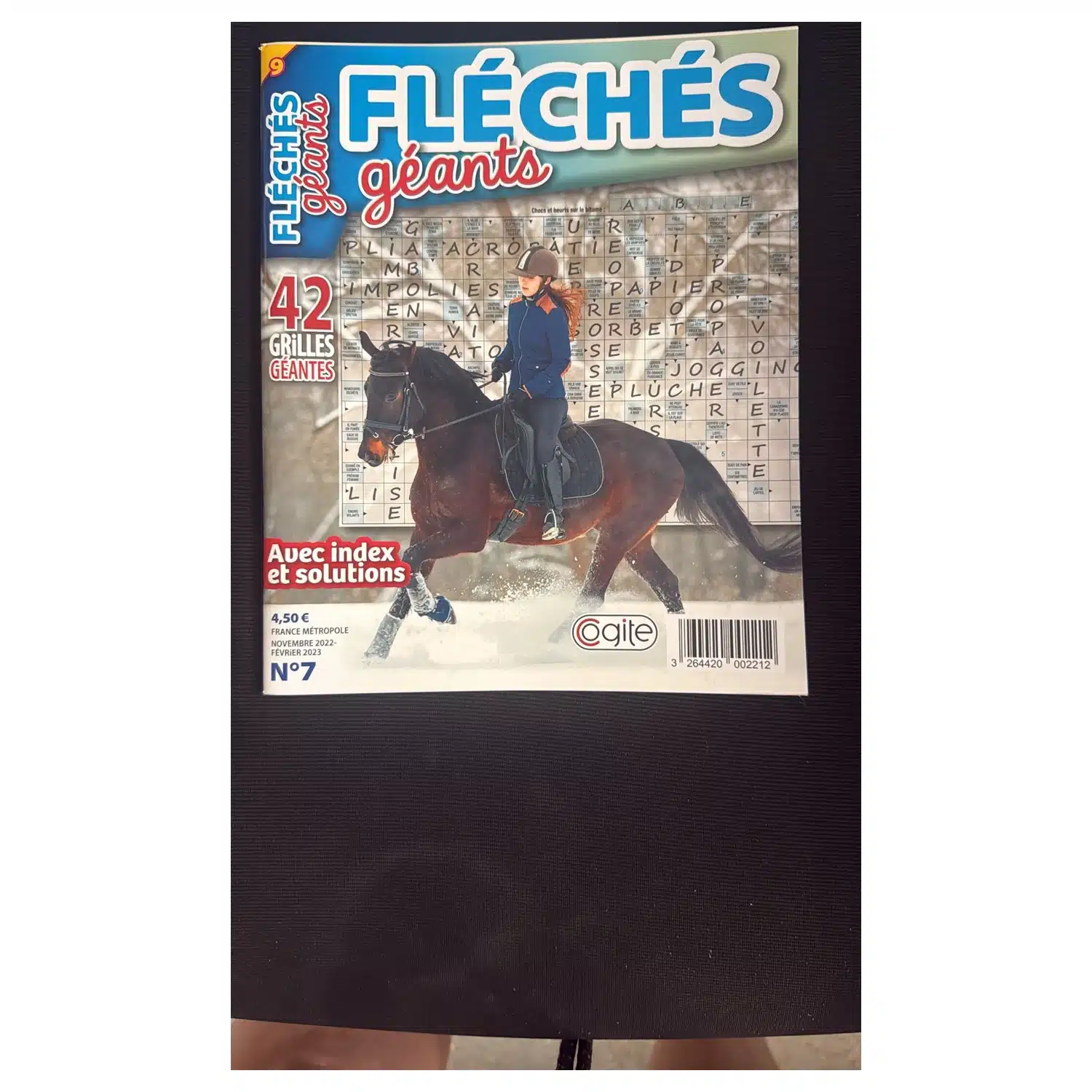 3264420002212 Magazine Fléchés Géants N°7 - 42 grilles géantes - Cogite – Image 1