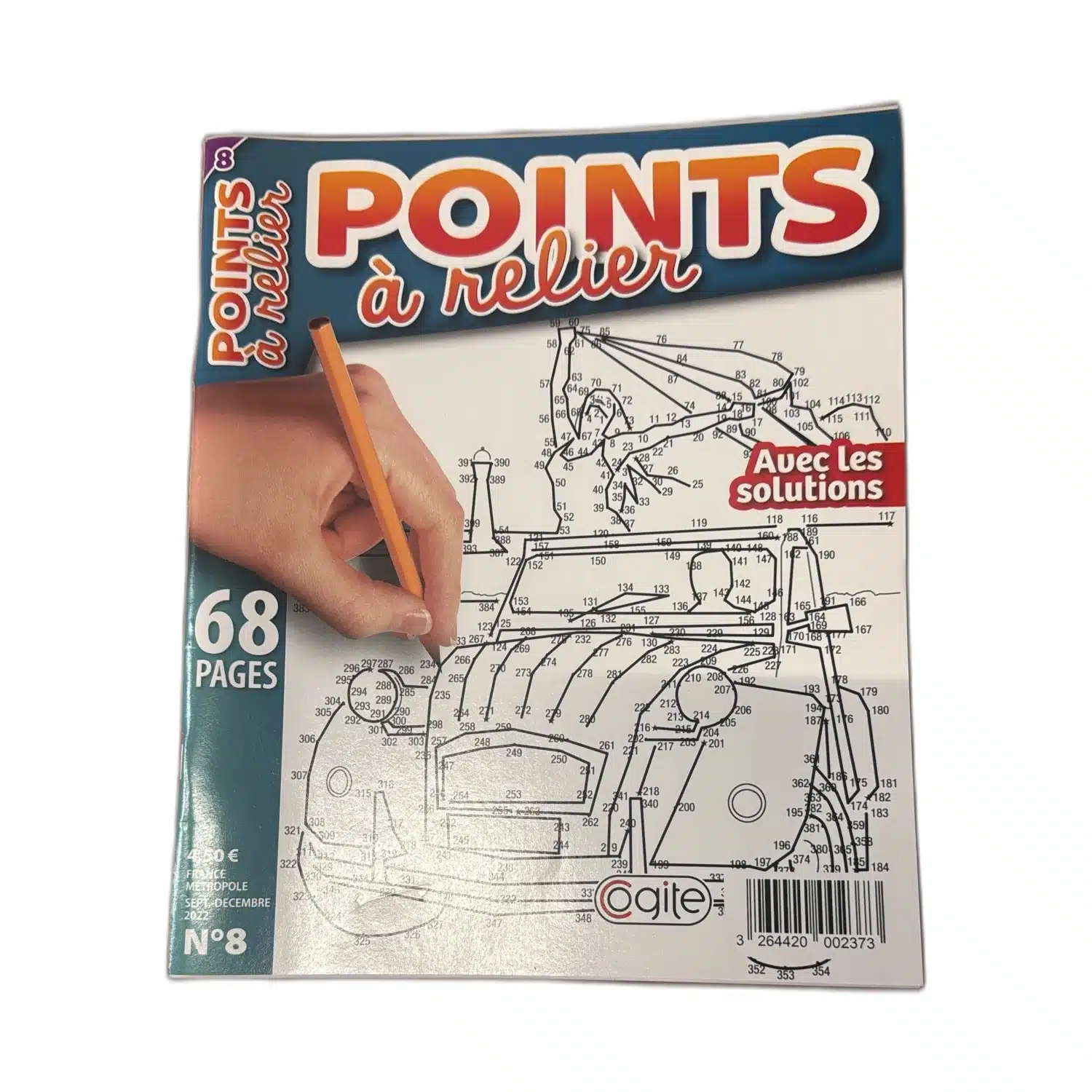 3264420002373 Magazine Points à Relier N°8 - 68 pages avec solutions - Cogite – Image 1