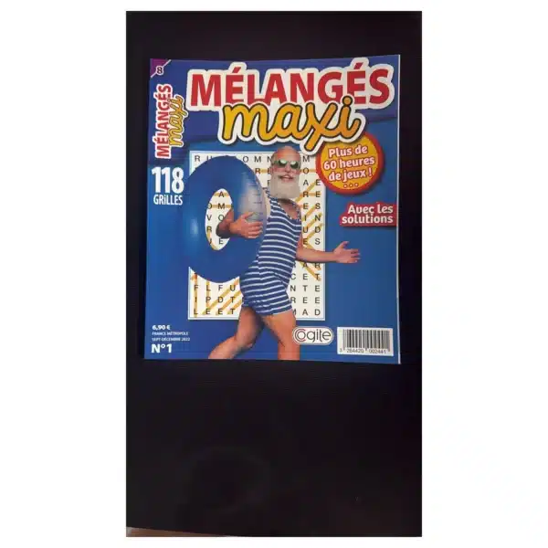 Magazine Mélangés Maxi N°1 - 118 grilles avec solutions - Cogite