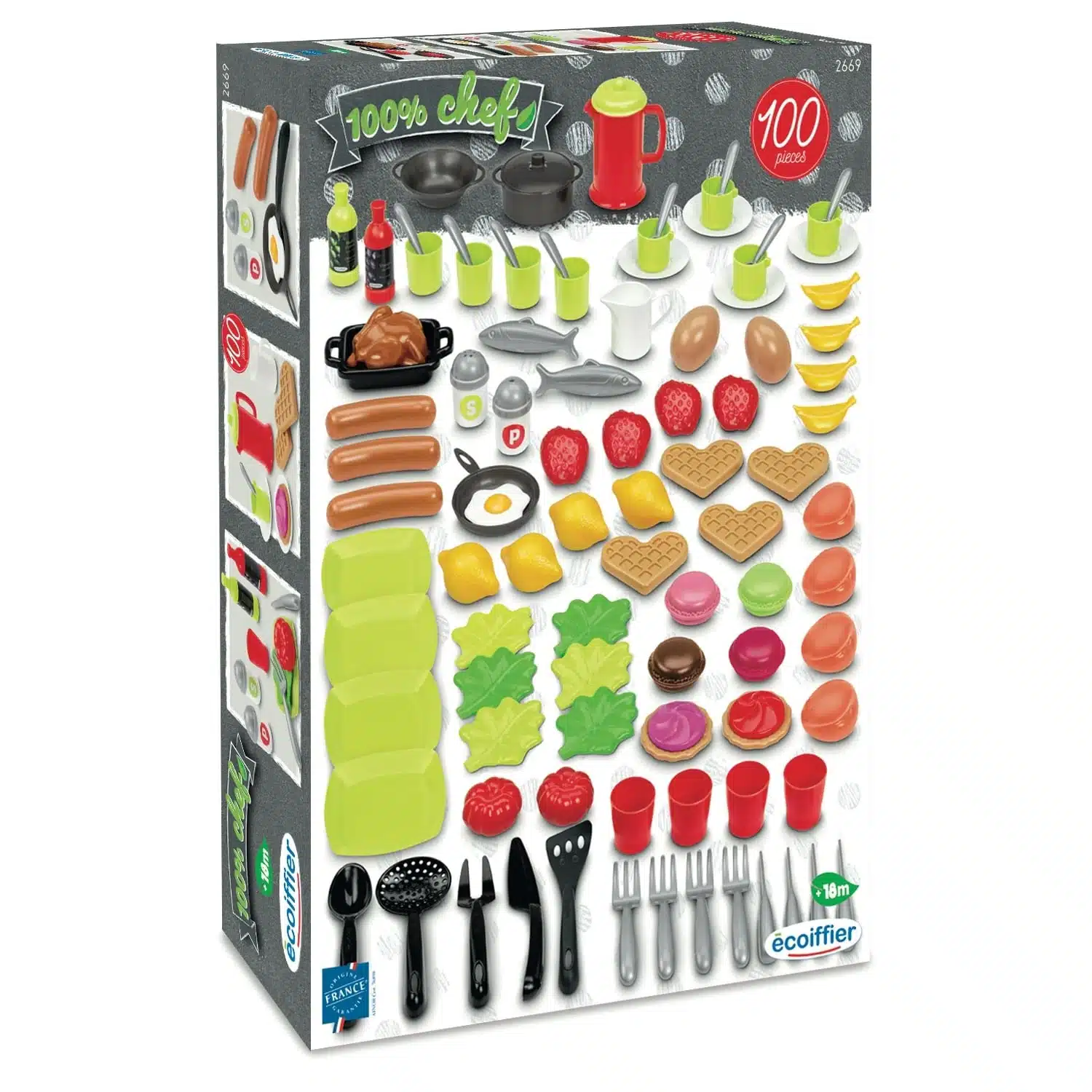 3280250026693 Dinette boîte 100 pièces ECOIFFIER – Image 1