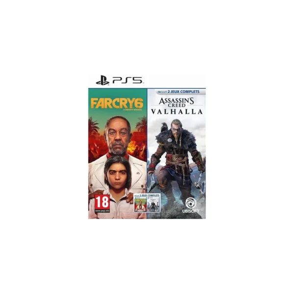 Compilation Assassin's Creed Valhalla + Far Cry 6 PS5 PEGI 18 - Ubisoft