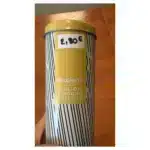Boîte à spaghetti métal rayée jaune et blanc - Pot de conservation pâtes – Image 3