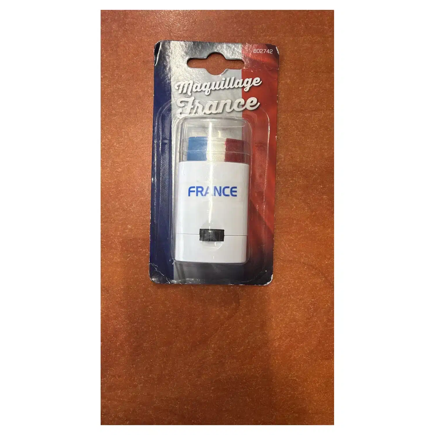 3450652080757 Stick de maquillage supporter France - bleu blanc rouge – Image 1