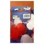 Couronne de fleurs tricolore - Accessoire de supporter France – Image 3