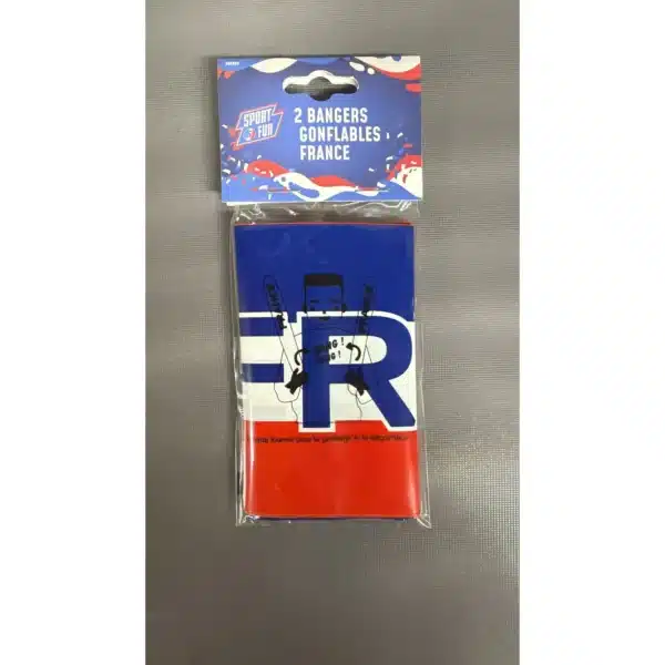 Lot de 2 bangers gonflables tricolores France - Supporter