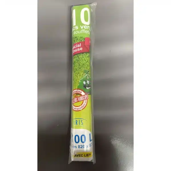 Lot de 10 sacs poubelle de jardin 100 L avec lien - Carrefour