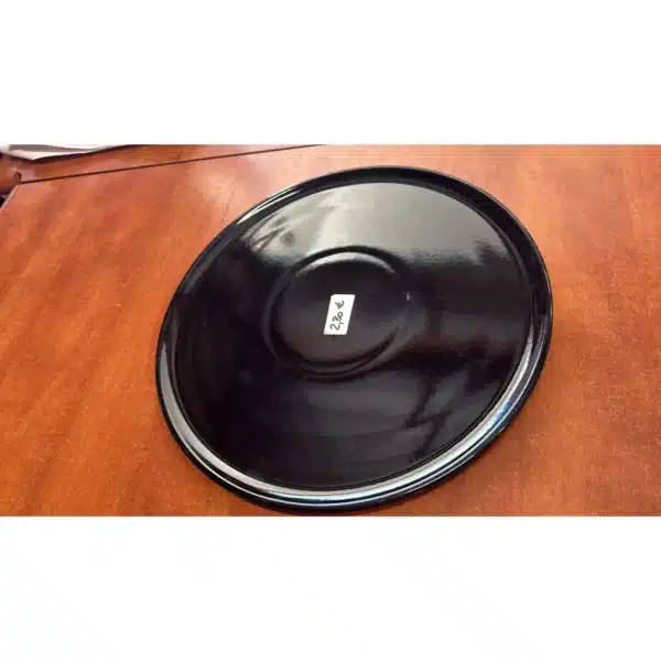 Assiette à pizza Bistronomie en faïence noire 32 cm - Carrefour