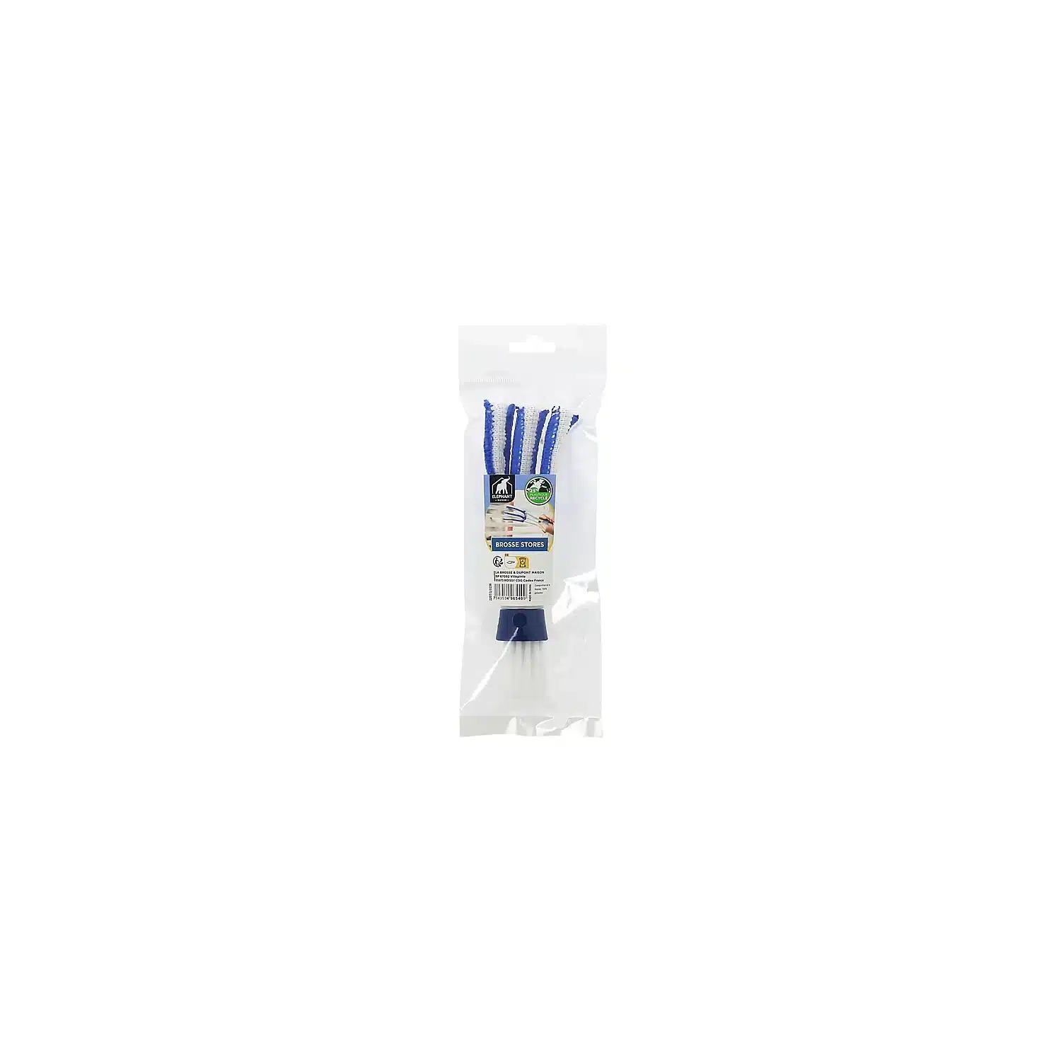 3543534965409 Brosse pour stores vénitiens poils rigides en plastique – Elephant – Image 1